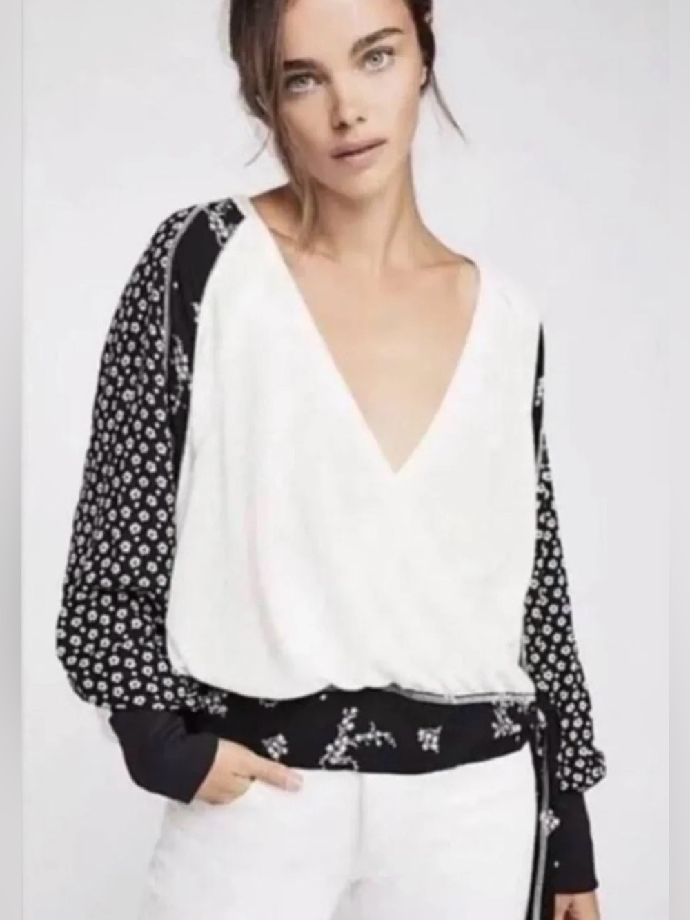 Free People Auxton thermal wrap top